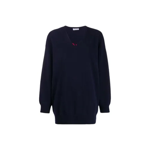 BALENCIAGA Морской синий Женские Свитеры