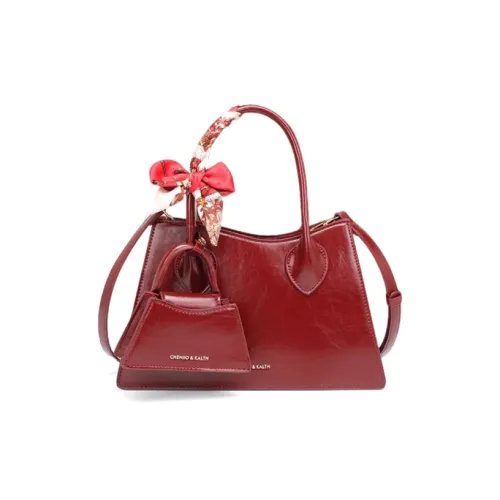 CLEVER KETCH ПУ (полиуретан) Комбо Сумка Сумка через плечо Сумка для женщин Красный