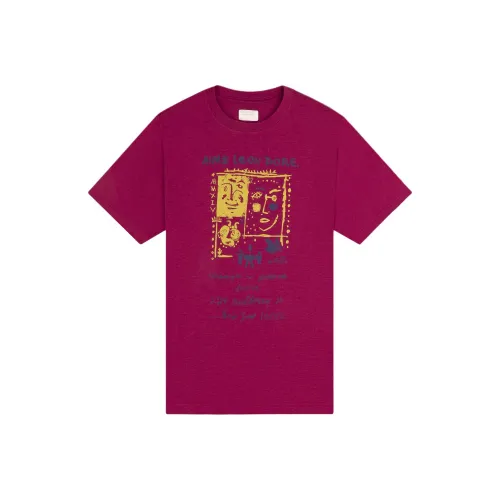 AIME LEON DORE SS25 Красный сливовый Унисекс T Рубашки