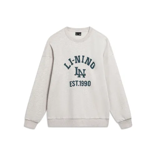 LINING Sports Lifestyle Collection Sports Fashion Collection Толстовка Женская Фотиния Приглушенный Серый
