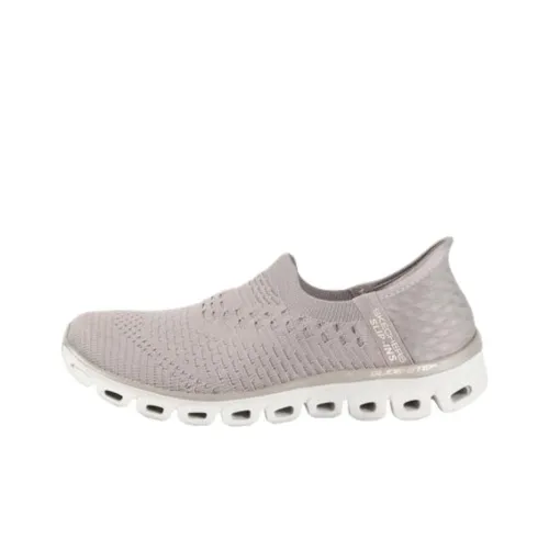 Skechers Glide Step Низкий Топ Повседневная Обувь Женская Серый