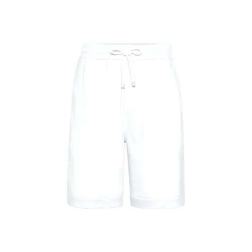BRUNELLO CUCINELLI Светло-серые мужские спортивные шорты