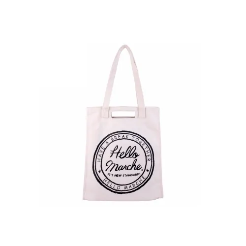 Hello Marche Деним с Цветной Холстовой Сумка Унисекс Multicolor