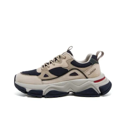 JEEP Амортизация Износостойкие Низкие Топ Кроссовки Мужские Темно-Синие