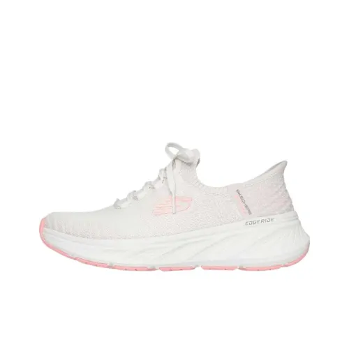 Skechers Edgeride Low Топ Повседневная обувь Женская Белая Розовая