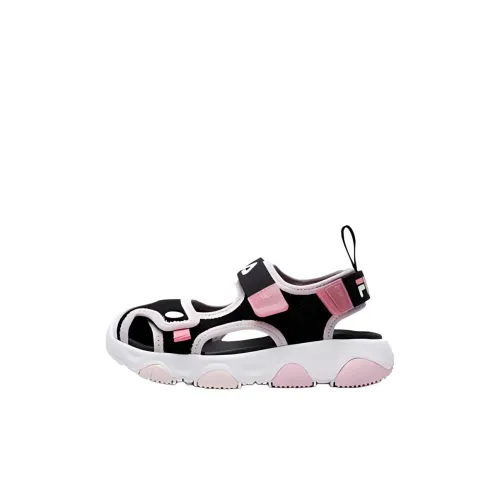 FILA KIDS Jagger2 MARS Противоскользящие Анти KICK Низкий Топ Детские Сандалии Черно-розовый Детский
