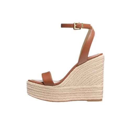 MICHAEL KORS Leighton One Ремень Сандалии 12,7 см Женские Коричневый