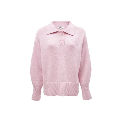 Only C19 Seasonal Светло-розовый Женские Трикотаж