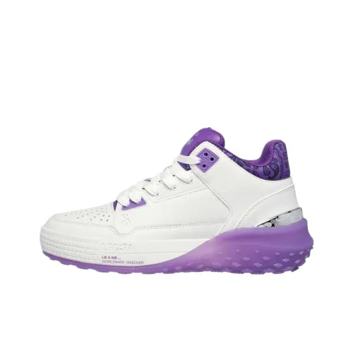 Snoop Dogg x Skechers Sizzle MID Топ Кроссовки для тренировок Женские Белые