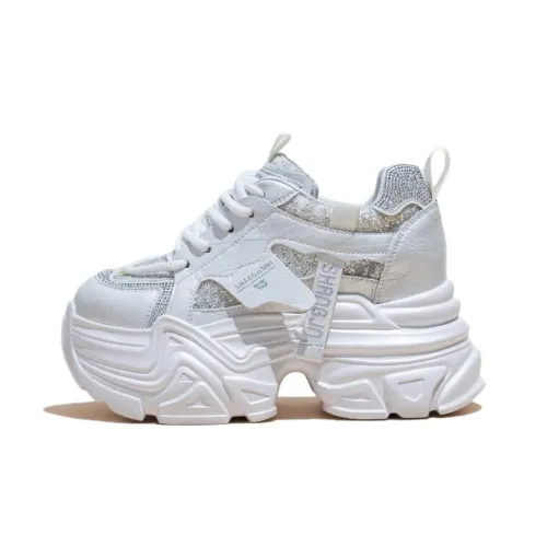 XIEGUIHUAYU Устойчивый к истиранию Дышащий Отводящий влагу Увеличивающий высоту Низкий Топ Кроссовки с толстой подошвой