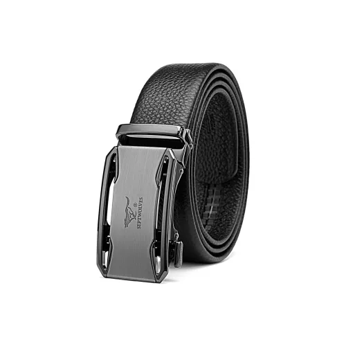 SEPTWOLVES Ремни из коровьей кожи мужской ширина 3,5 см