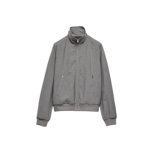 PRADA FW25 Куртки и Пальто Мужской Серый