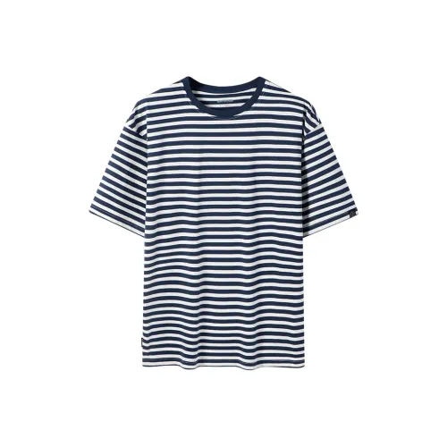 OUTDOOR PRODUCTS Рубашка Унисекс Темно-синий Белый Полоска