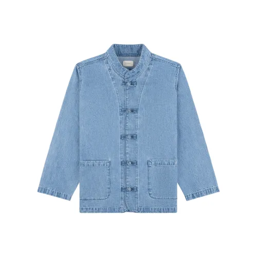 AIME LEON DORE SS25 Светло-синий Унисекс Джинсовые куртки