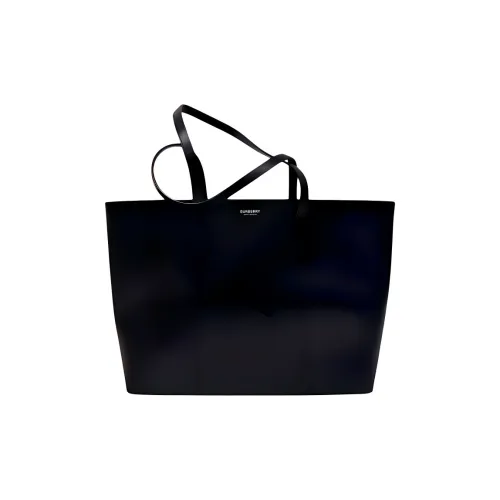 Burberry Кожа Тоут Сумка Сумка для покупок Сумка на плечо Средний Женская Черная