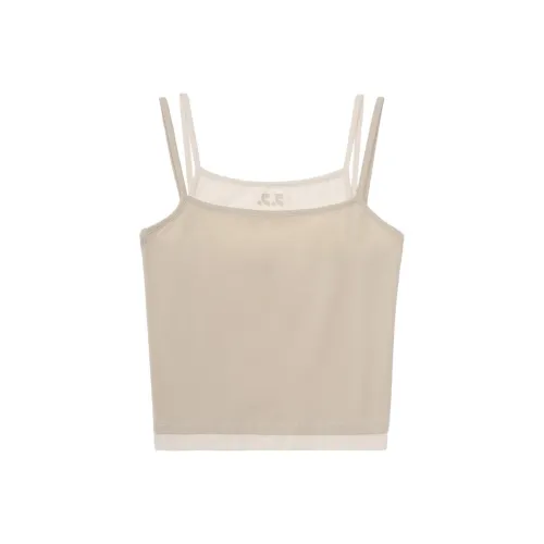 Rest Recreation SS24 Топ на бретелях Женский Бежевый