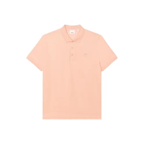 Burberry Поло Мужское Персиково-Розовое