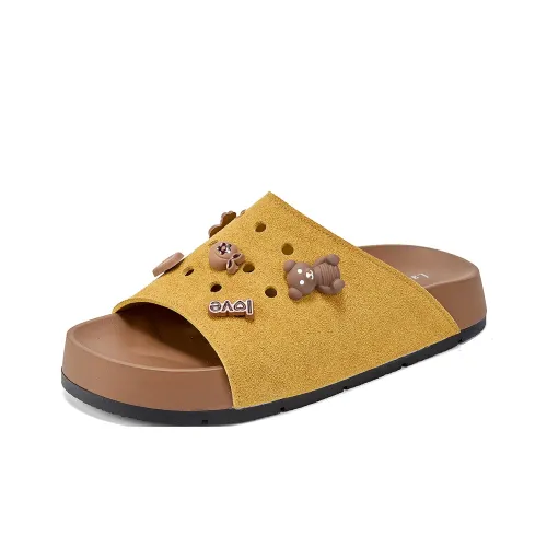 La Chapelle Quiet Quick-Dry Slide Women's Bright Yellow