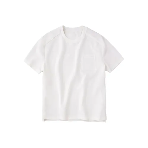 Mr.Bu Moon Белая Мужская T-Рубашка