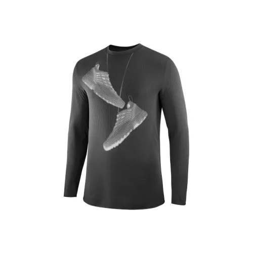 MM6 Maison Margiela совместный бренд x SALOMON Collaboration FW24 T-Shirt Мужской Черный