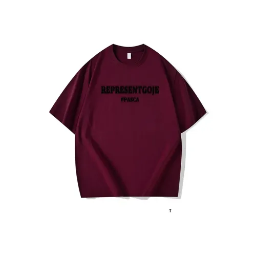 HIPHOPPUNKS T-Shirt Унисекс Бордовый