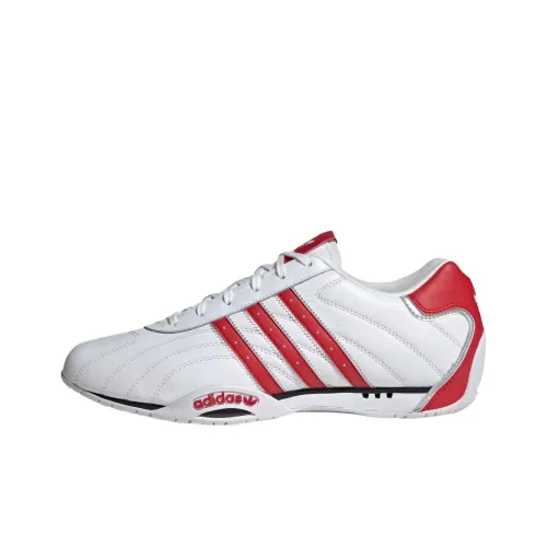 Adidas Originals ADIRACER Противоскользящий устойчивый к истиранию Низкий топ Повседневная обувь Унисекс Белый Красный