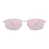 Золотая рамка с розовыми линзами