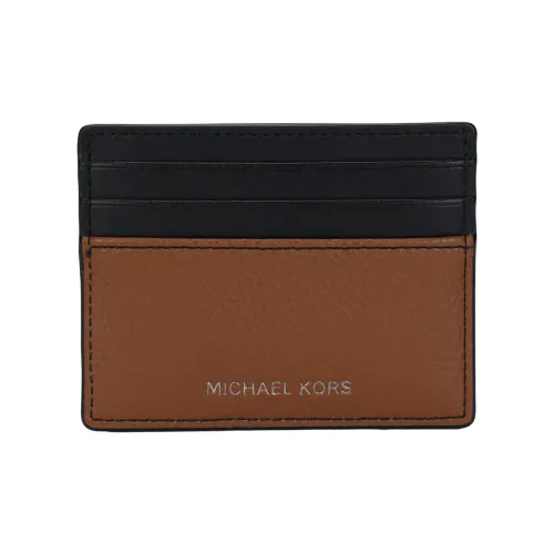 MICHAEL KORS MK Cooper Pebble Кожаный кошелек для карт Мужской Коричневый