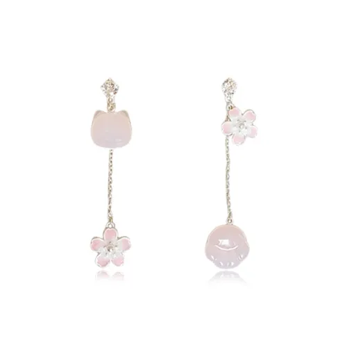 YOASOBI Серьги-гвоздики из серебра 925 пробы женские