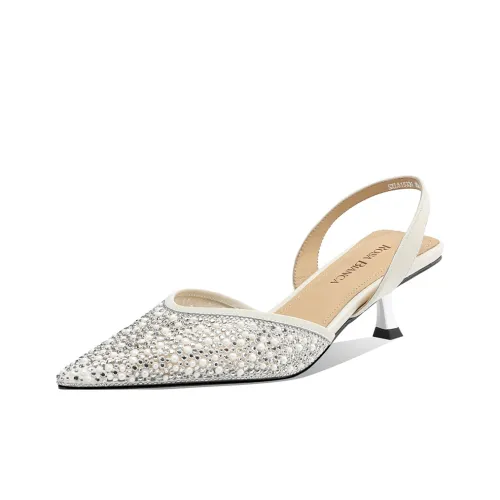 Rosa Bianca Боковая бутылка Высокие каблуки 6 см Женские Экрю