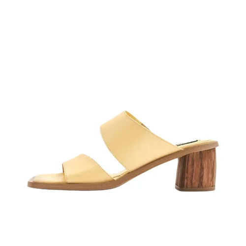 ALOHAS Слипоны Женские Желтые