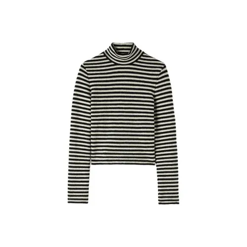 JIL SANDER Черный Белый Женский Трикотаж