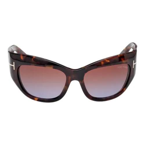 TF Ацетат Бабочка Солнцезащитные очки Унисекс Черепаховый