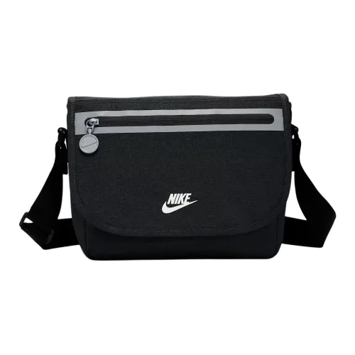 Nike X Futura Paris Olympics Series Полиэстер Курьерская Сумка Сумка через плечо Стандартная Унисекс Черная