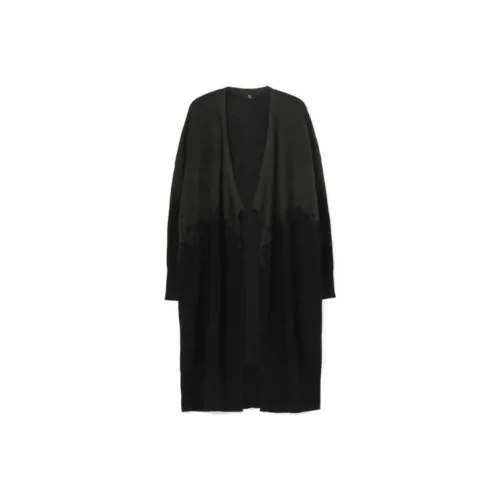 Yohji Yamamoto Серый Черный Женский Трикотаж