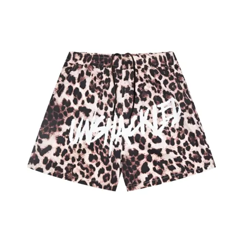Bubble Trap Повседневные шорты Унисекс Леопардовый принт Шорты