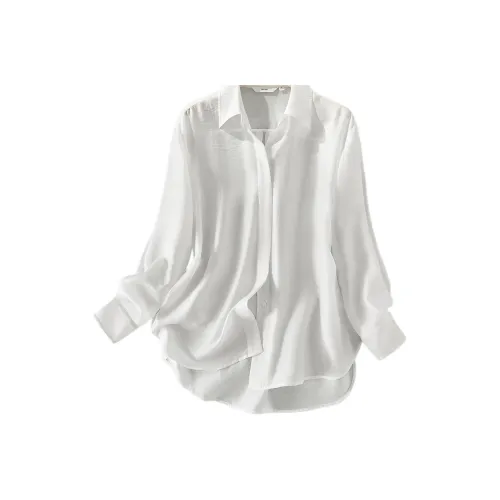 IHIMI Белые Женские Рубашки