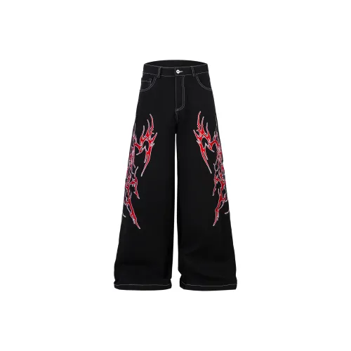 TREND ST Черные Унисекс Джинсы