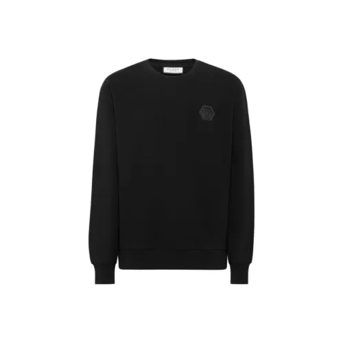 PHILIPP PLEIN Мужские черные свитшоты