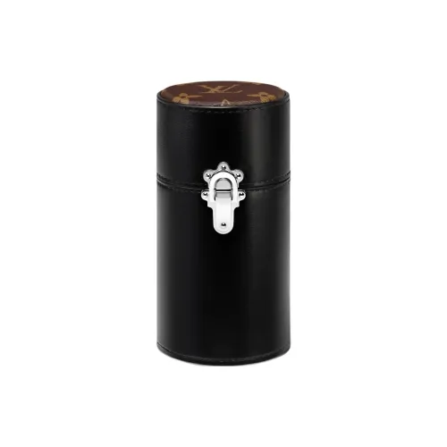 LOUIS VUITTON Sheepskin Хранение Сумка для макияжа Женская Черная