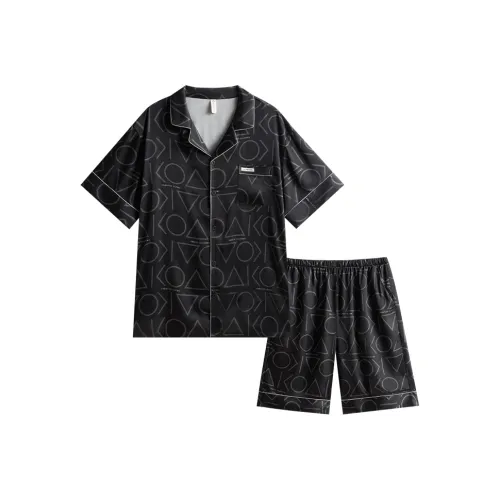 WOLFSFUL Пижамный комплект Мужской Нефритовый Чернила