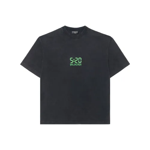 Balenciaga 520 SS22 T-Shirt Мужской Черный Серый