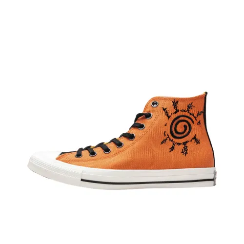 NARUTO x Converse CHUCK Taylor High Топ Кеды Унисекс Оранжевый
