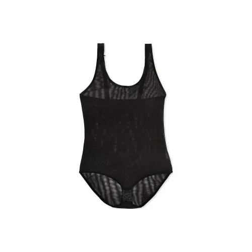 Victoria's Secret CURVY Couture Прозрачный Сетчатый Комбинезон Черный Женский