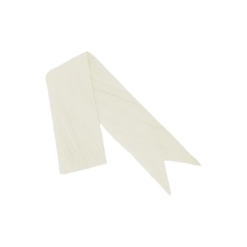 PLEATS PLEASE ISSEY MIYAKE Вязаные шарфы Женские Белые