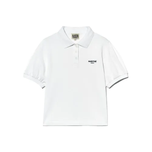 Marithe Francois Girbaud Рукав буф T Рубашка Женская