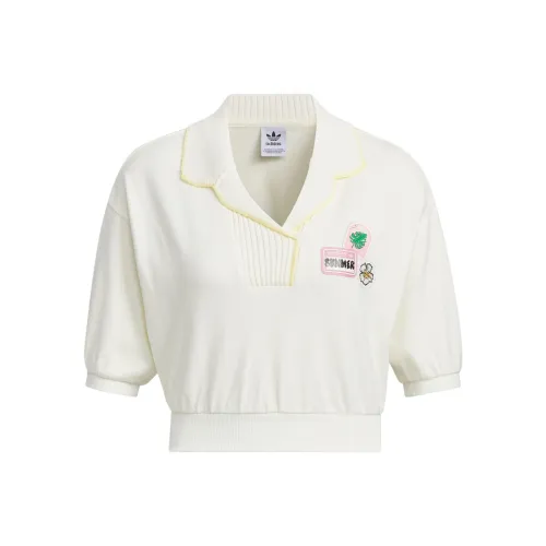 Adidas Originals HOLIDAY PLAY Поло Поло Женские Айвори