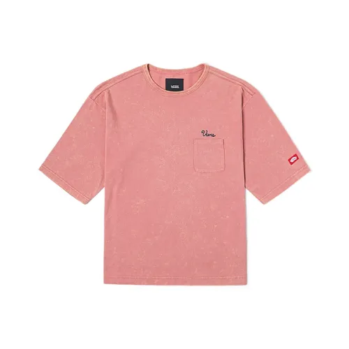 VANS Серо-розовые унисекс футболки