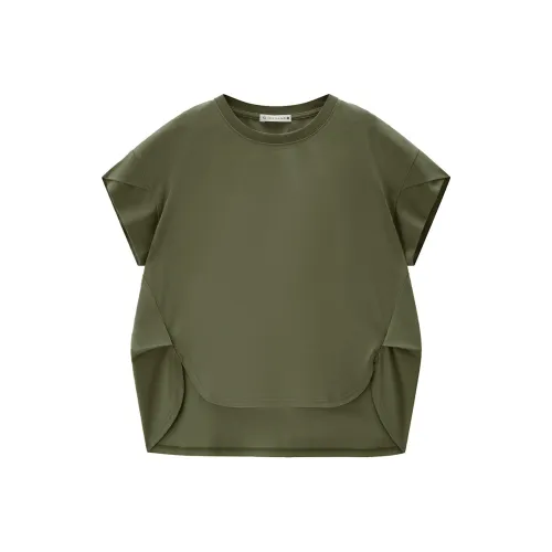 Giordano Т-рубашка с оборванным рукавом женская