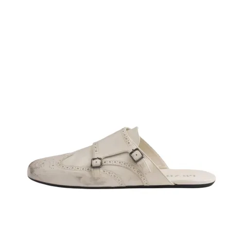 PRADA Домашние тапочки Мужские Мел Белый